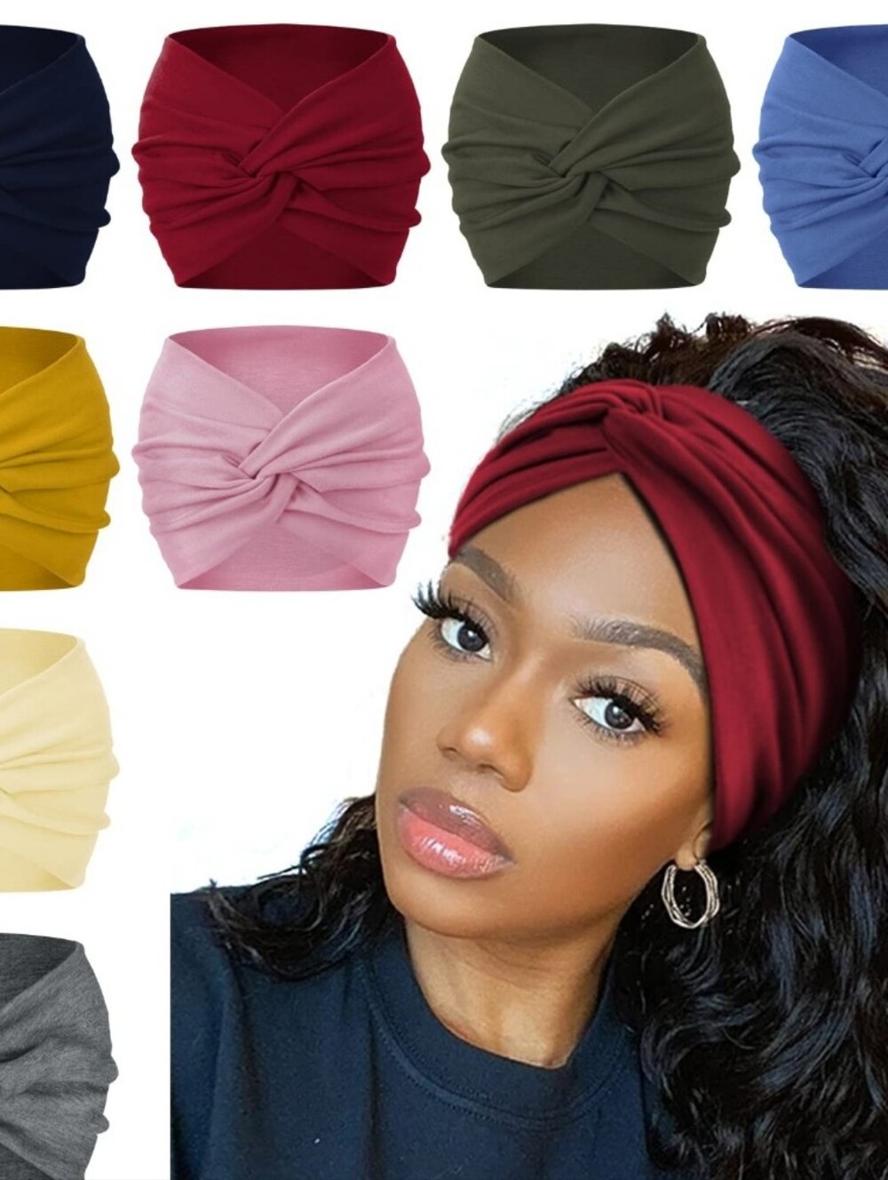 Dreshow Head Wraps NWT OS Brown Beige Black Gray. Great Gift